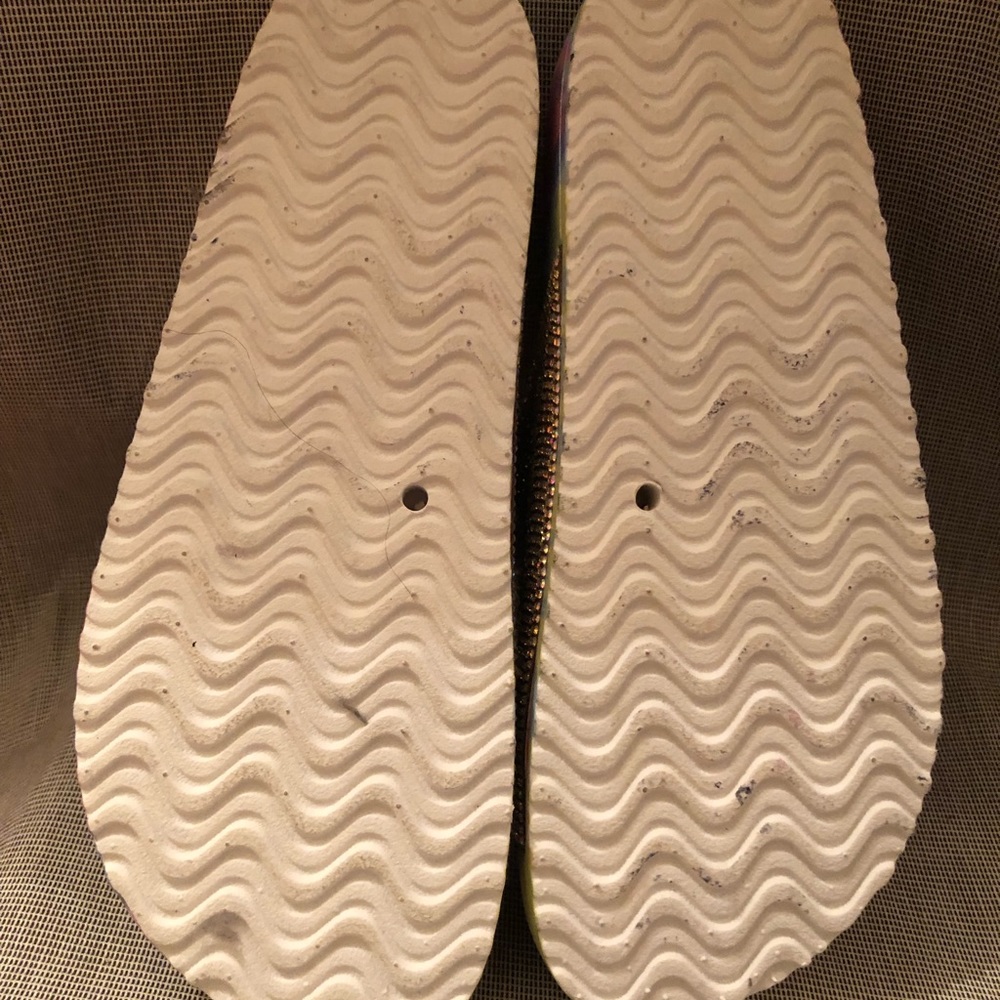 Madden Girl Tie Dye AB Rhinestones Slides Size 7 - Picture 5 of 5